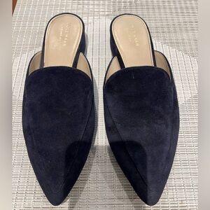 NEW: Cole Haan Women’s Piper Loafer Mule- navy suede leather Size 8 1/2B